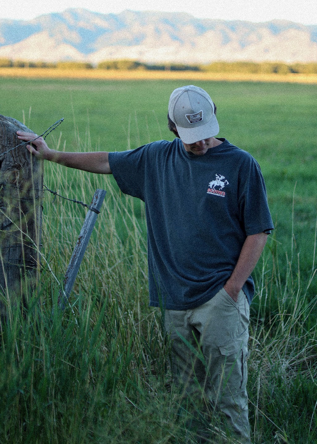 Scottie's Custom Cowboy Shop - Faded Black Relaxed Fit Tee