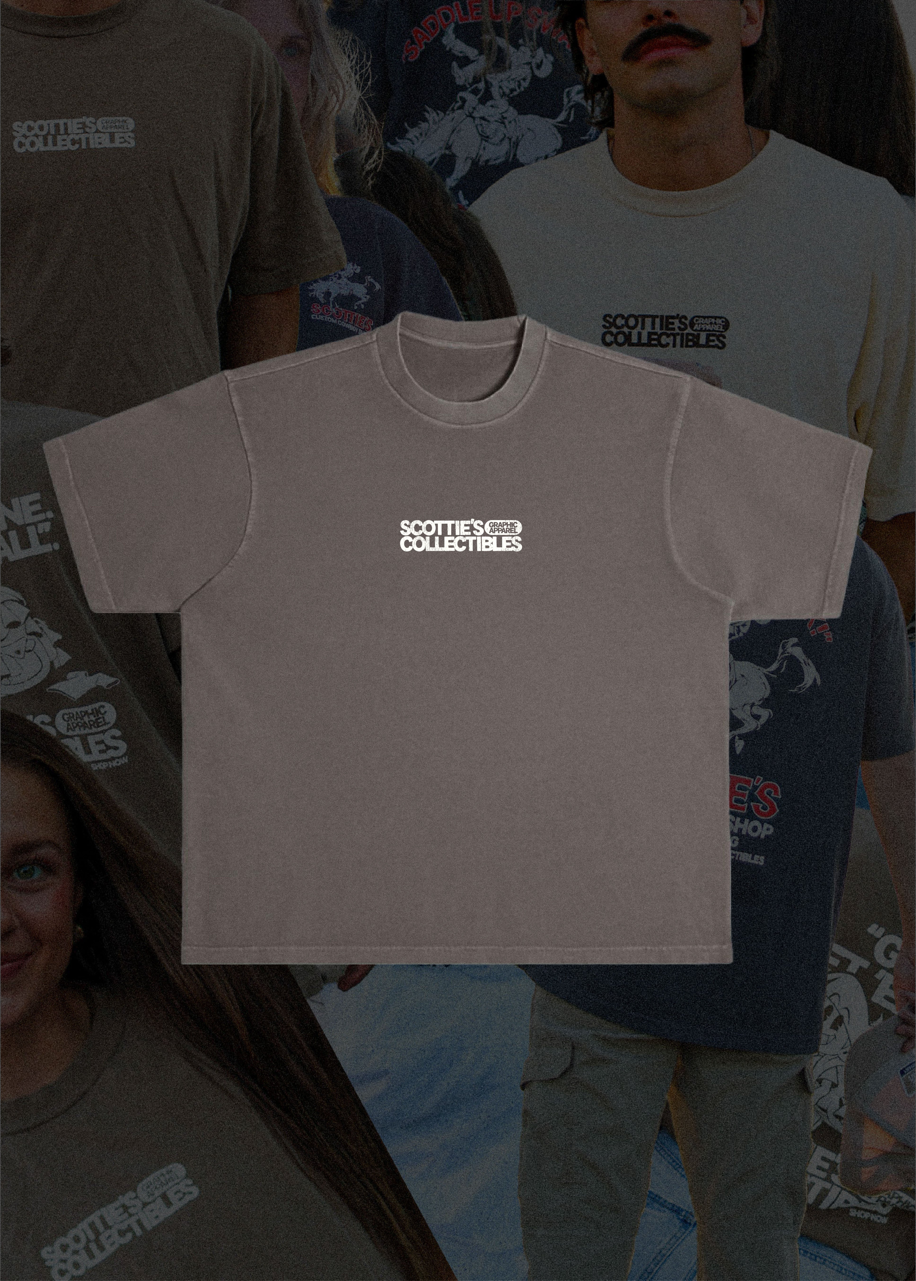 Scottie's Trademark Tee - Vintage Brown Relaxed Fit Tee