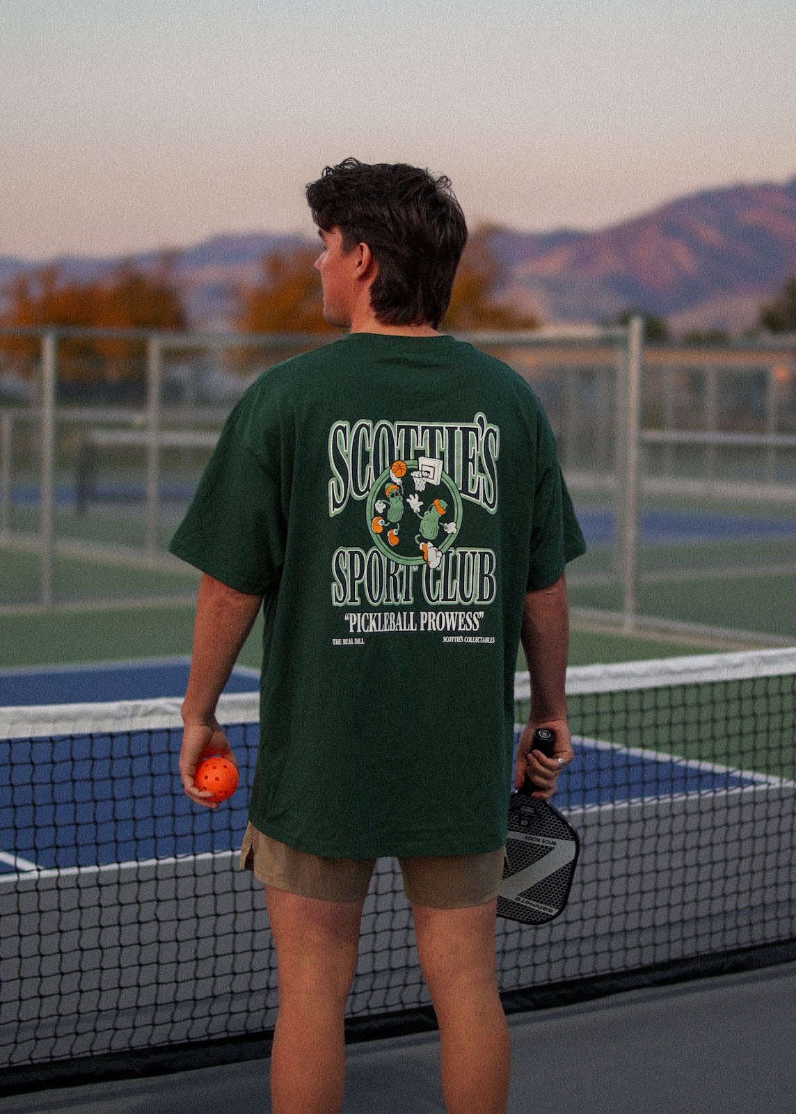 Scottie's Sport Club - Green Relaxed Fit Tee