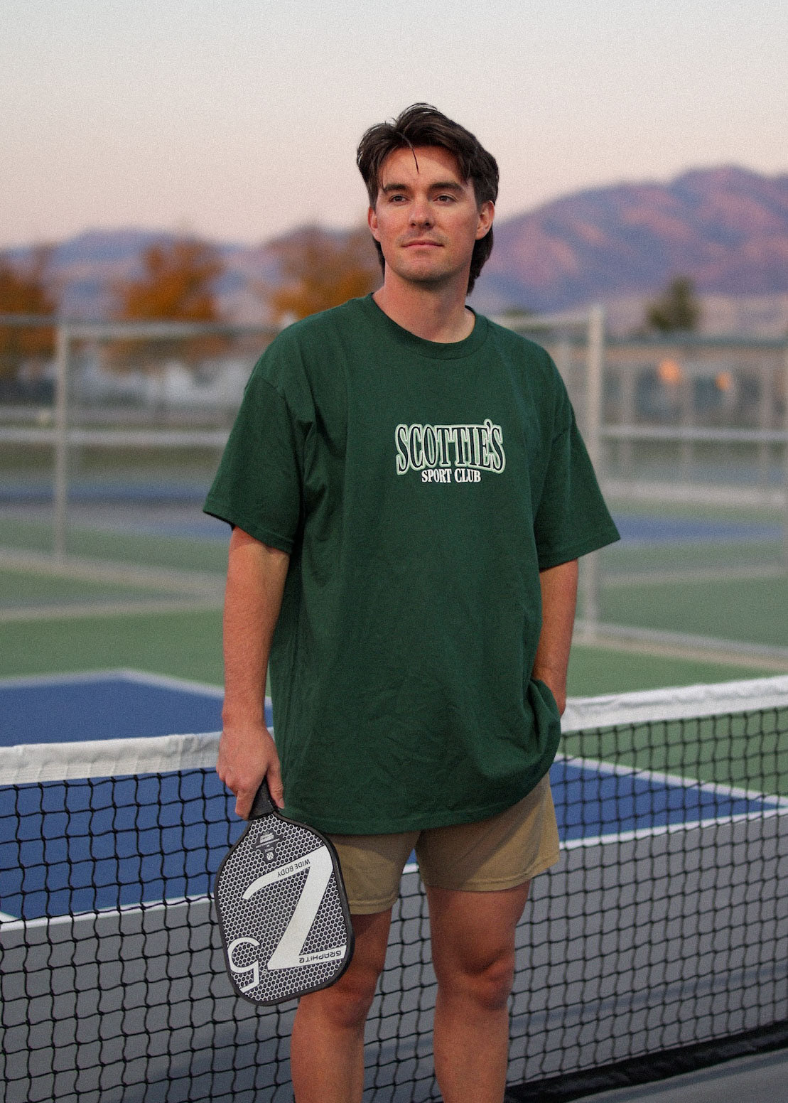 Scottie's Sport Club - Green Relaxed Fit Tee