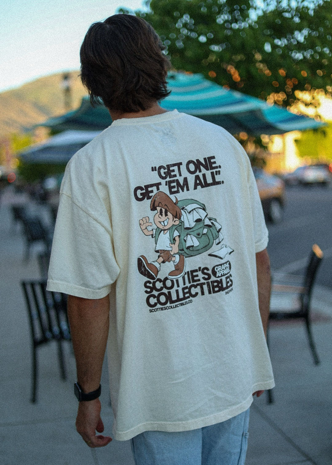 Scottie's Trademark Tee - Ivory Relaxed Fit Tee