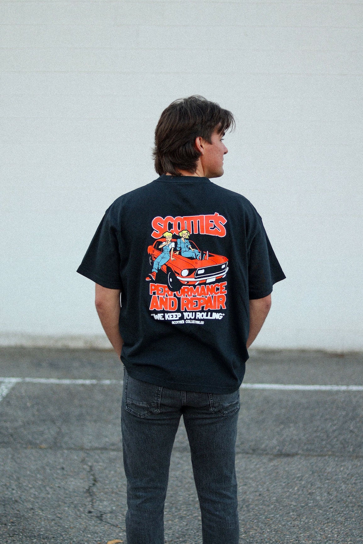 Scottie's Performance & Repair - Black Heavyweight Boxy Fit Tee