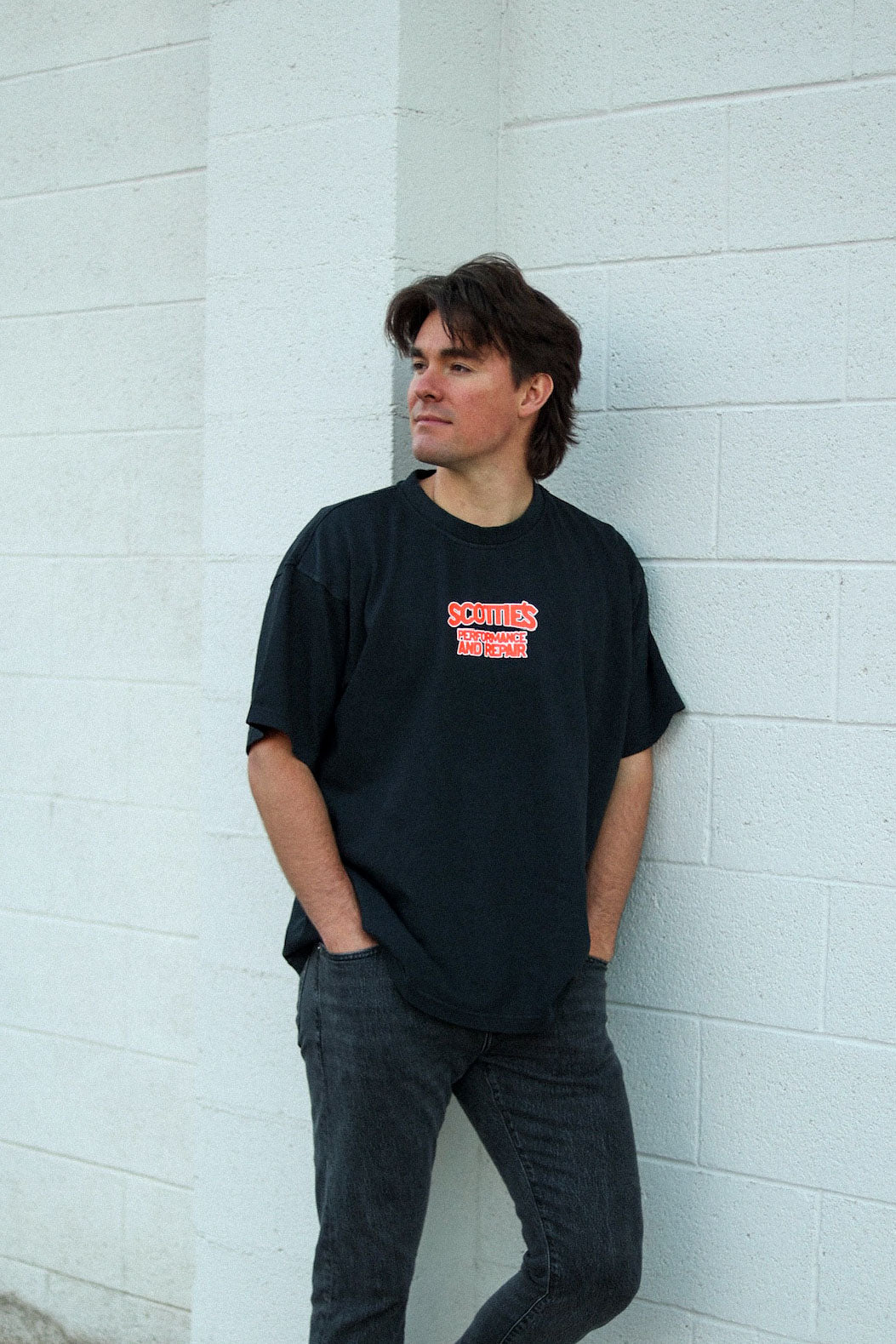 Scottie's Performance & Repair - Black Heavyweight Boxy Fit Tee