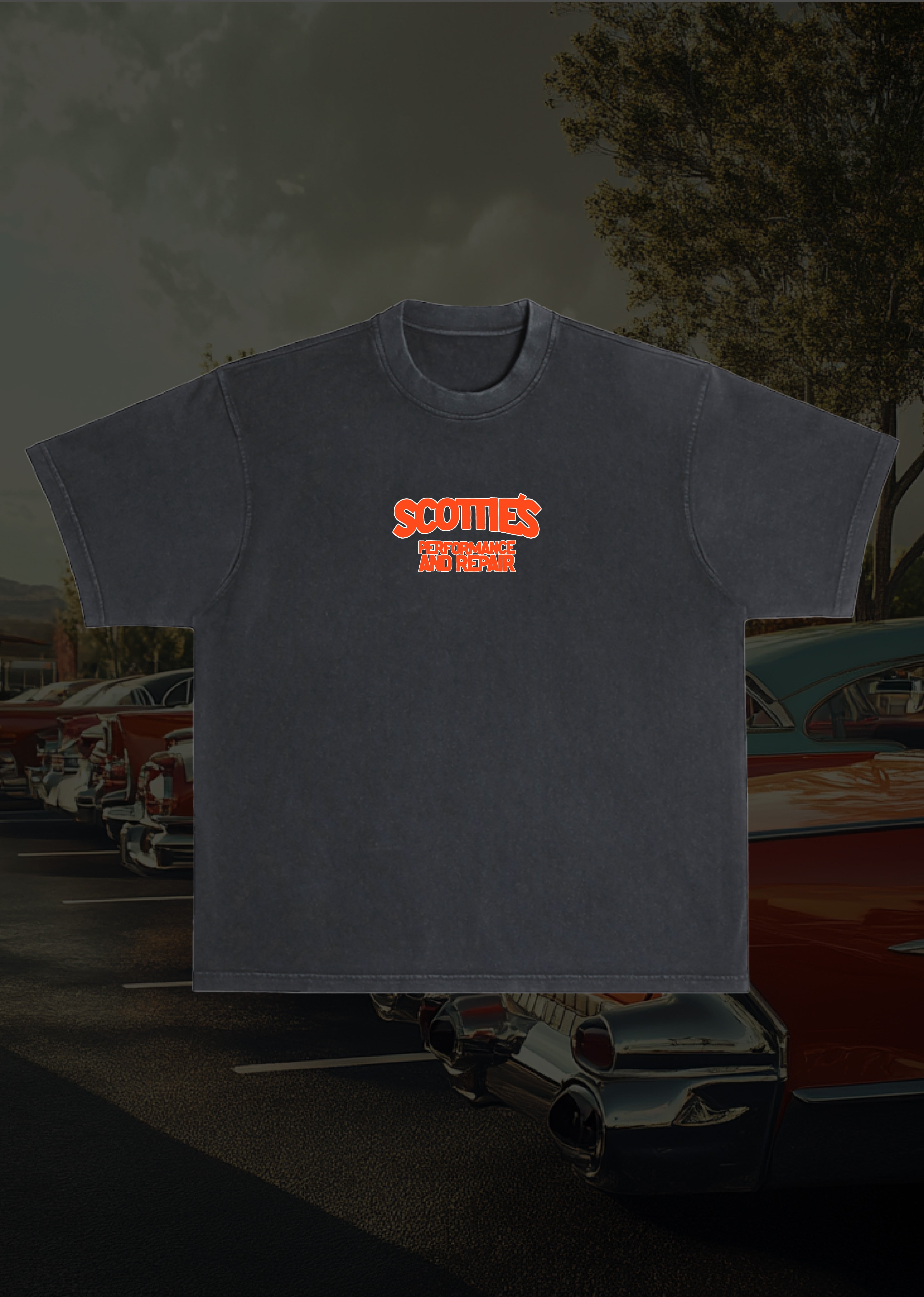 Scottie's Performance & Repair - Black Heavyweight Boxy Fit Tee